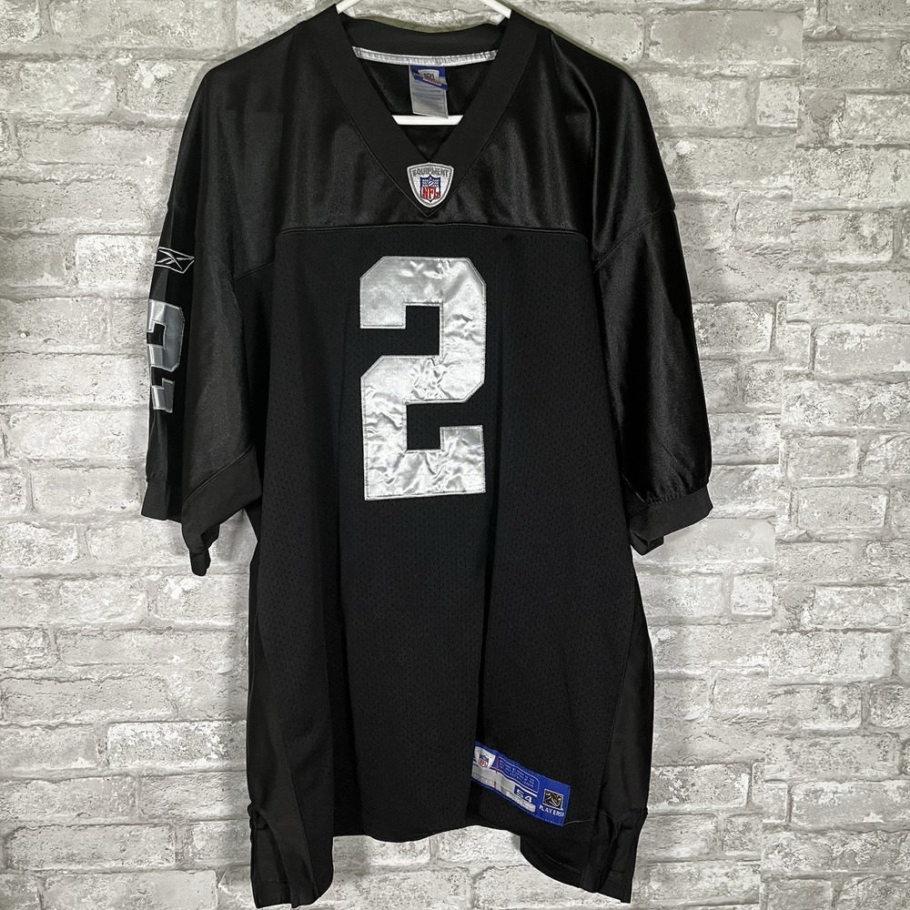 OAKLAND RAIDERS NFL FOOTBALL ORIGINAL SHIRT JERSEY 2 RUSSEL REEBOK Size 54